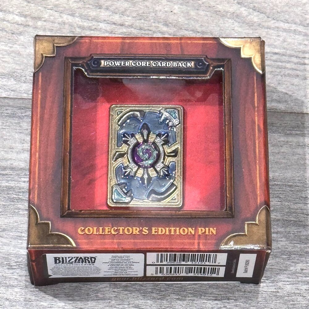 Hearthstone Power Core Card Back Collector's Edition Pin